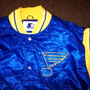 ST. LOUIS BLUES Starter NHL Jacket Big Man's 5X 6X